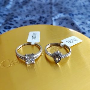 Pair of Charmed Aroma Rings Size 8